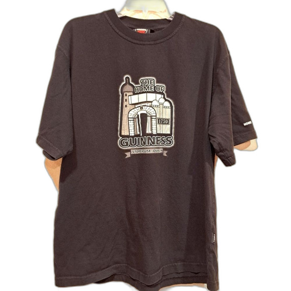 Guinness Beer "The Home of Guinness" black t-shirt unisex size XL Dublin Ireland - Picture 1 of 7